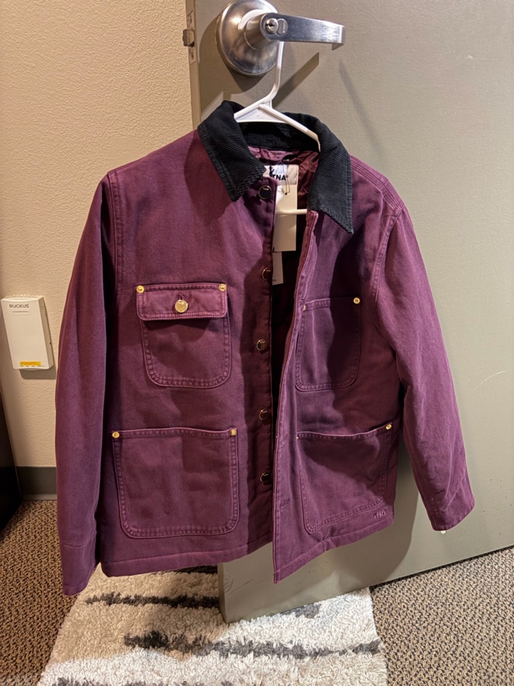 Aritzia Barnett chore jacket vintage cardamom  2XS